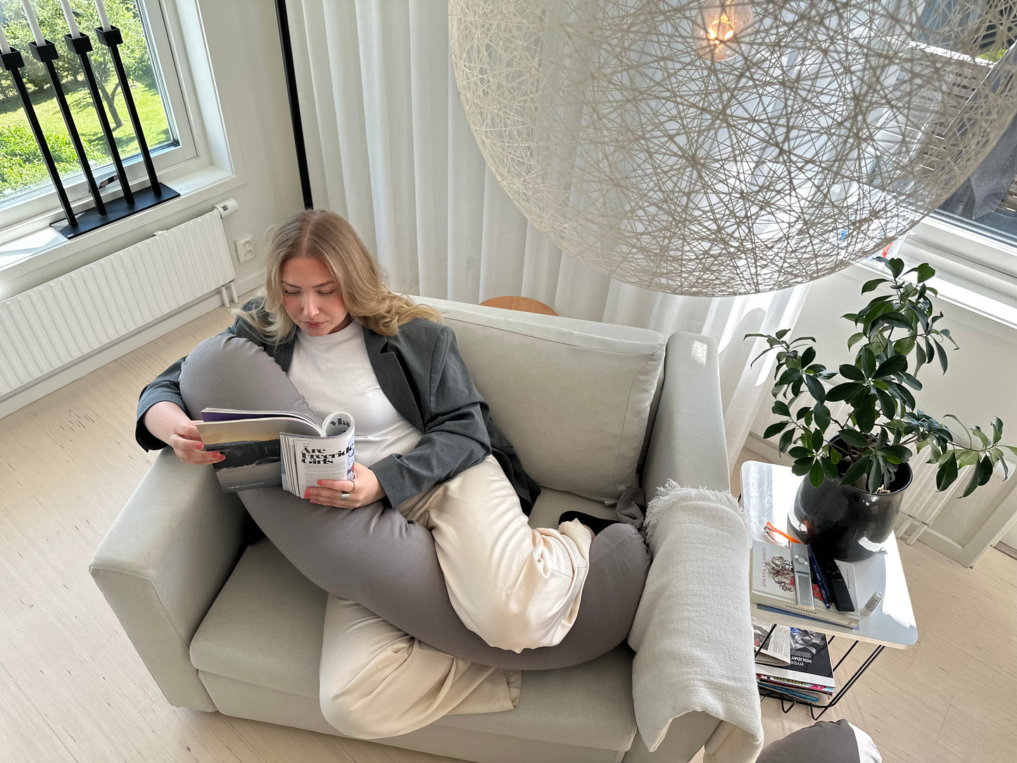 Pregnancy pillow - Stone